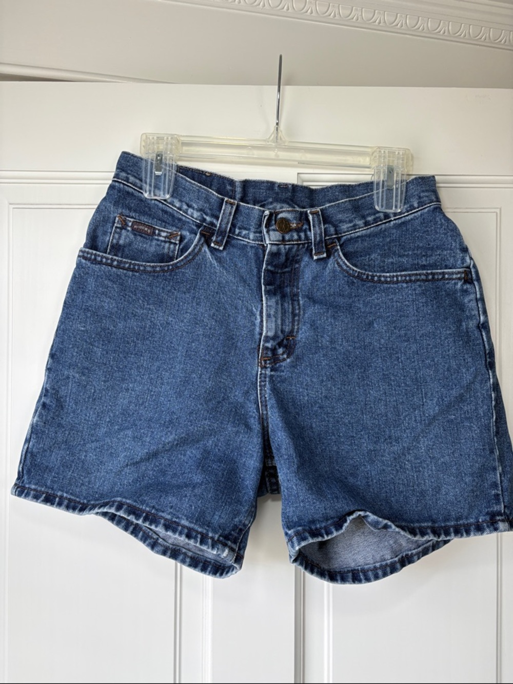VINTAGE Riders by Lee Blue Denim Women’s Shorts size 10 - Picture 3 of 5